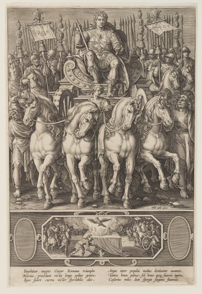 シーザーの勝利 作： Adriaen Collaert