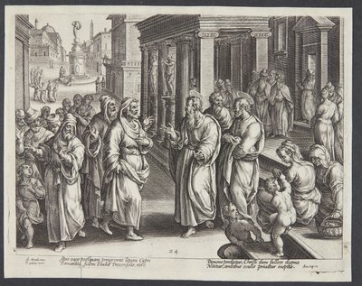 エリマスの目くらまし 作： Adriaen Collaert