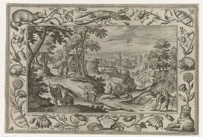 使徒の放送 聖書、神話、狩猟の風景（シリーズ名） 作： Adriaen Collaert