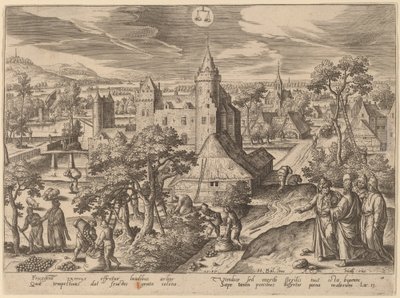 不毛のイチジクの木のたとえ 作： Adriaen Collaert after Hans Bol
