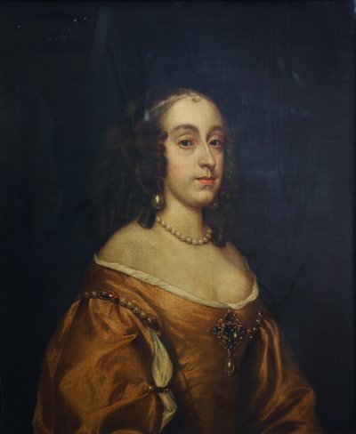 王女でありオレンジ公妃であったメアリー、1656-60年頃（油彩・キャンバス 作： Adriaen Hanneman