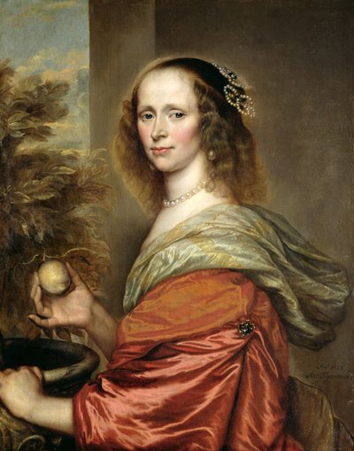 女性の肖像 作： Adriaen Hanneman