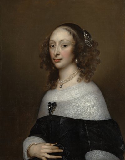 女性の肖像、ca。 1653年。 作： Adriaen Hanneman