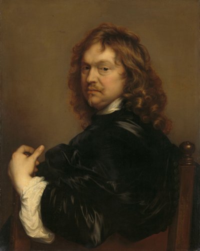 自画像、1656年。 作： Adriaen Hannemann