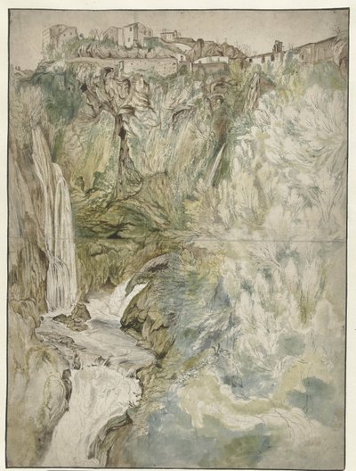 チボリの大滝の眺め 作： Adriaen Honich (attributed to)