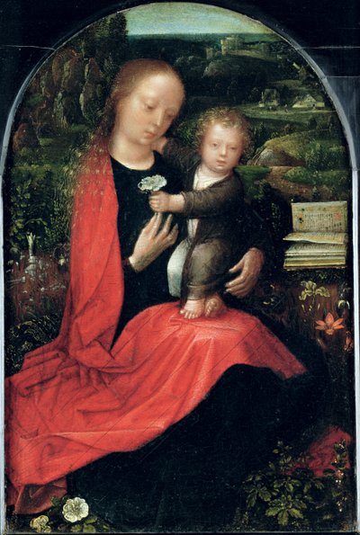 マドンナと子供 作： Adriaen Isenbrandt or Isenbrant