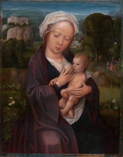 聖母子 作： Adriaen Isenbrandt or Isenbrant
