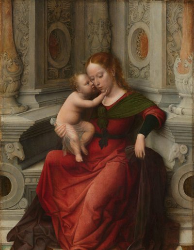 聖母子 マドンナと子供 作： Adriaen Isenbrant (attributed to)