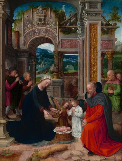 羊飼いの礼拝 作： Adriaen Isenbrant