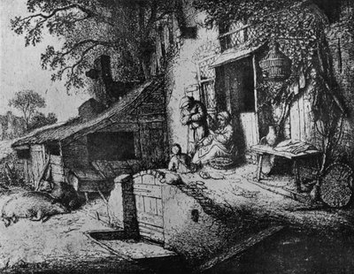 紡ぐ女1652 作： Adriaen Jansz. van Ostade