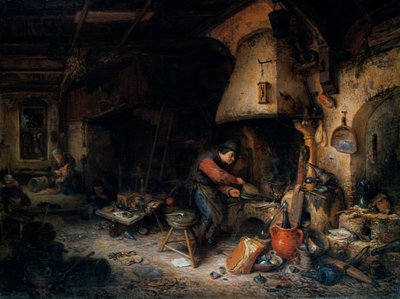 錬金術師、1661年。 作： Adriaen Jansz. van Ostade