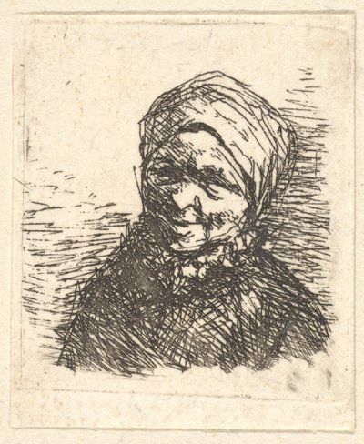 農民の女性、1610-85。 作： Adriaen Jansz. van Ostade