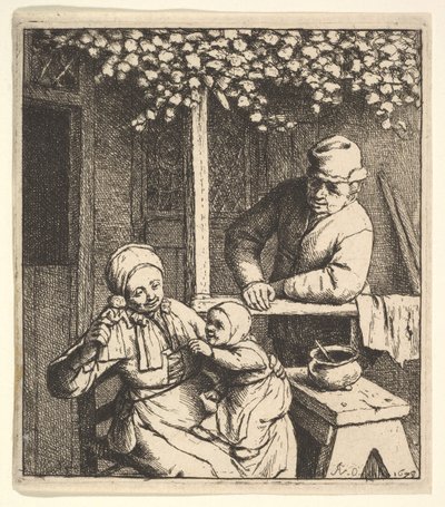 人形、1610-85。 作： Adriaen Jansz. van Ostade