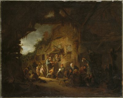 オールド・フィドラー、1641 作： Adriaen Jansz. van Ostade
