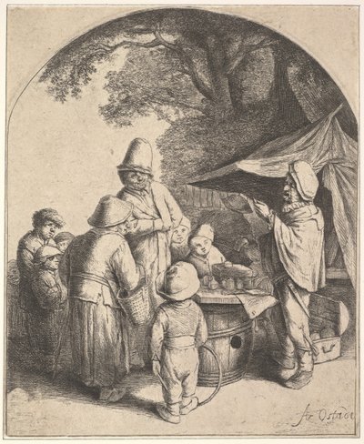 クワック、1610-85。 作： Adriaen Jansz. van Ostade
