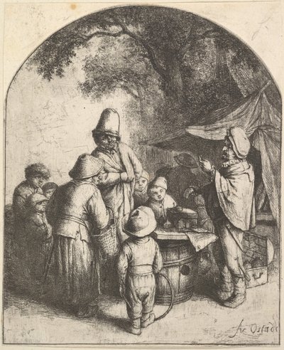 クワック、1610-85。 作： Adriaen Jansz. van Ostade