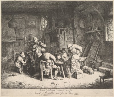 味、1610-85。 作： Adriaen Jansz. van Ostade