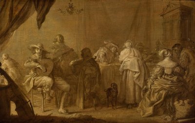 ミュージカルパーティー 作： Adriaen Pietersz van de Venne