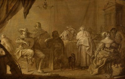 ミュージカル・パーティー 作： Adriaen Pietersz. van de Venne
