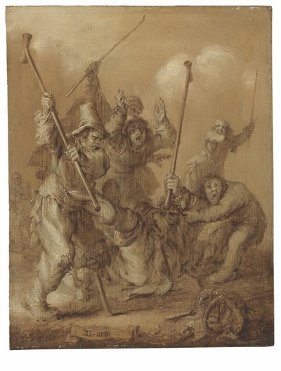 アルアーム（パネルに油彩） 作： Adriaen Pietersz van de Venne