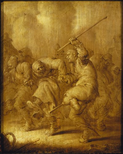 すべての曲がったぼろ 踊る物乞い、1633年。 作： Adriaen Pietersz. van de Venne