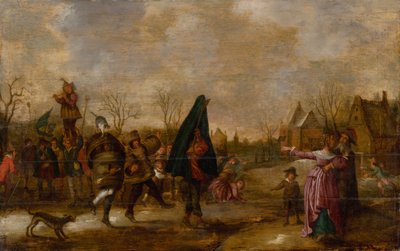 カーニバルの行列、c。 1660年。 作： Adriaen Pietersz van de Venne