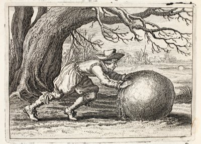 名誉と美徳、ヨハネス・デ・ブルネ（1589-1658）による「ジンネ・ヴェルクの紋章」のイラスト、ヤン・ジェイコブス・シッパー、アムステルダム、1661 作： Adriaen Pietersz van de Venne