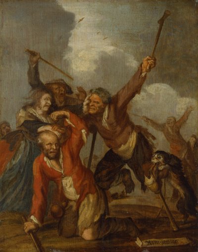 悲惨 作： Adriaen Pietersz van de Venne