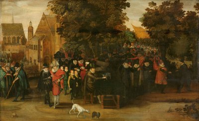 オランダの政治に関する風刺番組、c.1619-20 作： Adriaen Pietersz van de Venne