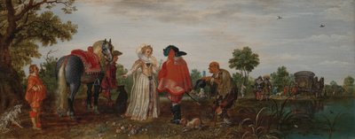 春 (ザ・ミーティング) 作： Adriaen Pietersz van de Venne