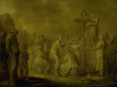 ストリート・シンガーズ 作： Adriaen Pietersz. van de Venne