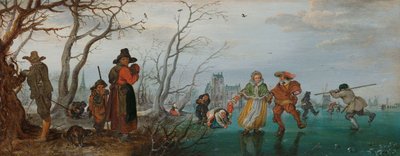 冬（氷上の娯楽） 作： Adriaen Pietersz van de Venne