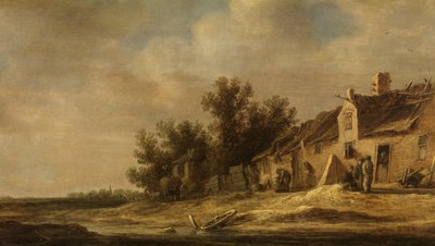風景（パネルに油彩） 作： Adriaen Thomasz Key