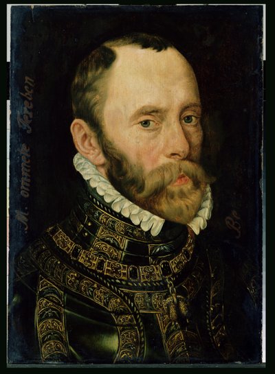 モンモランシーのフィリップの肖像（1522-68）ホルン伯爵 作： Adriaen Thomasz Key