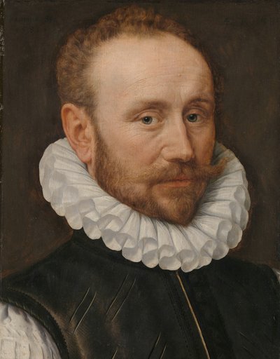 男の肖像 作： Adriaen Thomasz. Key