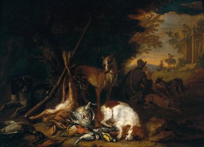 犬を連れたハンター 作： Adriaen de Gryef
