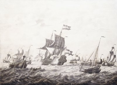 戦争の破壊的な漁師の網、 作： Adriaen van Salm
