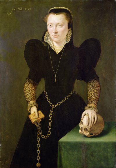 ベレインのキャサリン（1535-91） 1568年 （油彩・パネル） 作： Adriaen van Cronenburgh