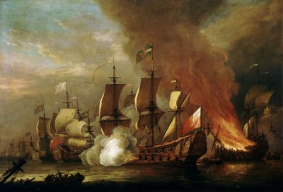 イングランドの後継者争い、17世紀後半、油彩・キャンバス 作： Adriaen van Diest