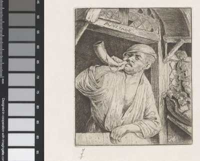 バッカーがクラクションを吹く 作： Adriaen van Ostade