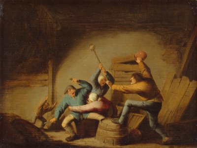 乱闘 作： Adriaen van Ostade