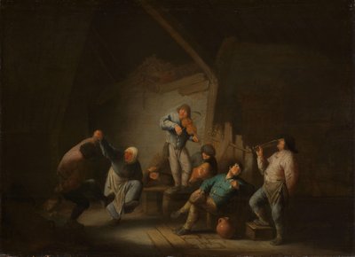 踊るカップル 作： Adriaen van Ostade
