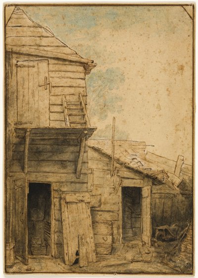 ファームヤード 作： Adriaen van Ostade