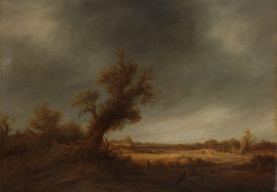 古いオークのある風景 古いオークのある風景 作： Adriaen van Ostade