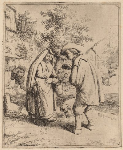男と女の話 作： Adriaen van Ostade