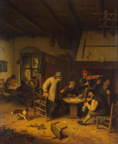 居酒屋の百姓たち 作： Adriaen van Ostade