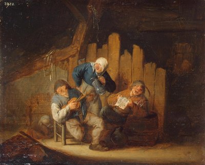 聴覚 作： Adriaen van Ostade