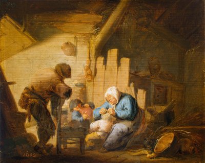 視覚 作： Adriaen van Ostade