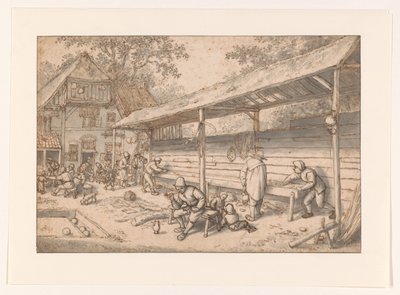 居酒屋ゲーム クロスバーン 作： Adriaen van Ostade
