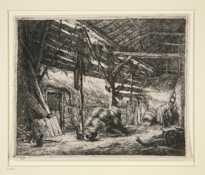 納屋 作： Adriaen van Ostade